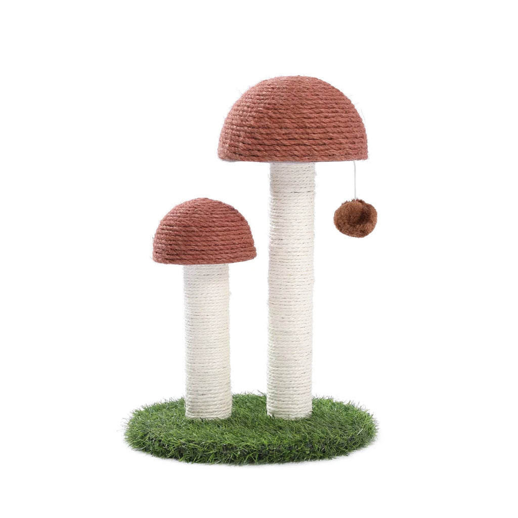 Mushroom Cat Scratching Post 19In
