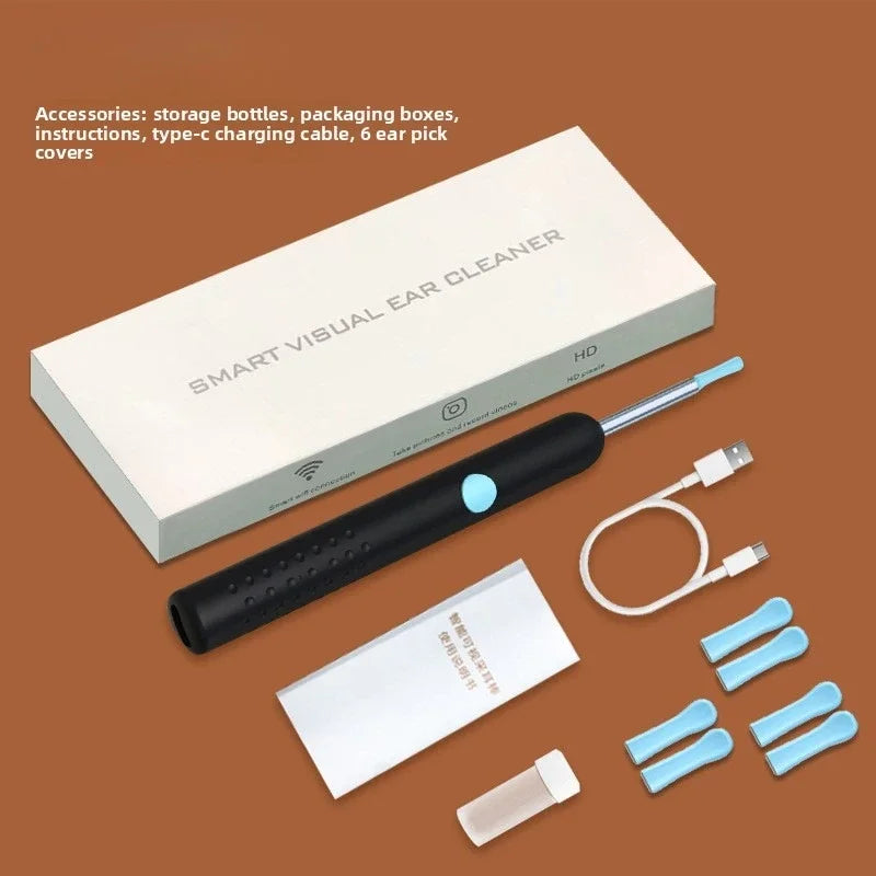 Smart Visual Ear Sticks Otoscope Endoscope Wax Removal Tool Earpick Mini Camera Health Care Ear Cleaner