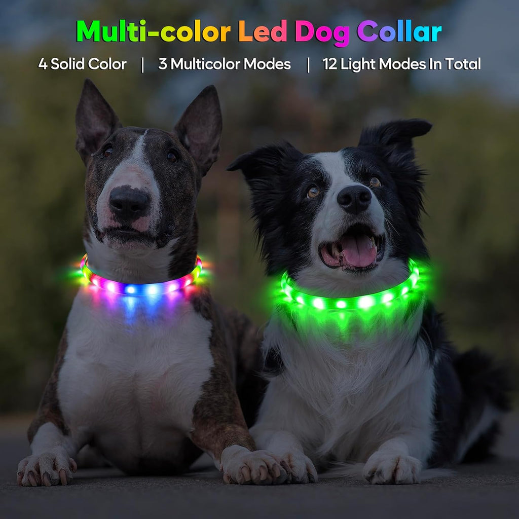 LED Rechargeable Dog Collar
